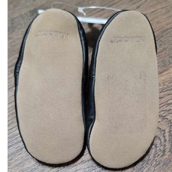 Robeez Fancy Bow Soft Sole Baby Girl Shoes Black NEW - Picture 4 of 12